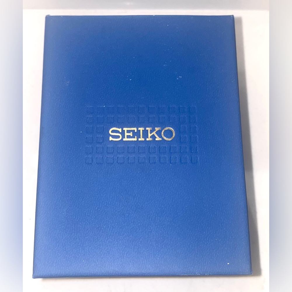 Auth Seiko Blue Empty Presentation Storage Displa… - image 6